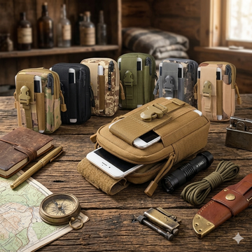 Taktische MOLLE-Hüfttasche | 600D Nylon | EDC-Organizer für Outdoor & Einsatz